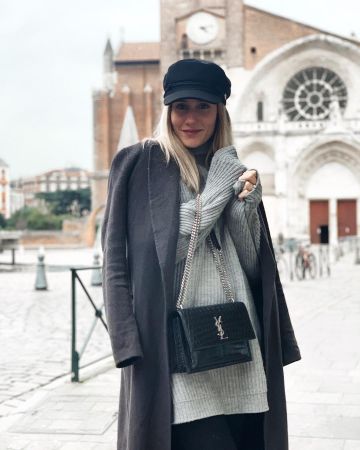 Bolso de cocodrilo Yves Saint Laurent de Jesta en la cuenta de Instagram de @jesta_hillmann