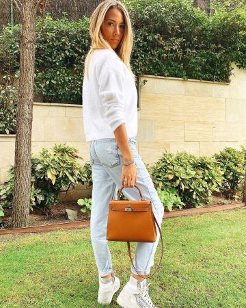 Trashed Skinny Jeans de Alice Campello en la cuenta de Instagram @alicecampello