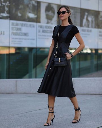 Bolso de piel de Silvia Zamora en la cuenta de Instagram @ladyaddict