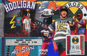 Avex 24K CXC Hockey Jersey worn by Bruno Mars on his Instagram account @brunomars