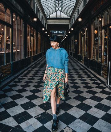 El par de Doc Martens bajos de Leeloo en su cuenta de Instagram @dressingleeloo