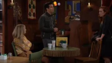 Helmut Lang Suede Miniskirt Brown worn by Sharon Collins (Sharon Case) as seen on The Young and the Restless October 23, 2019