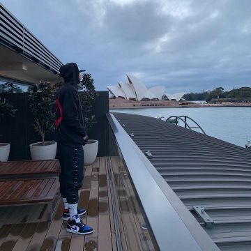 Shoes Nike Air Jordan 1 Ben Simmons on his account Instagram @bensimmons