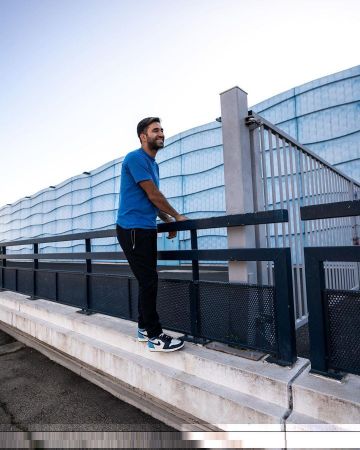 The pair of Nike Air Jordan 1 Anil Brancaleoni on his account Instagram @anilbrancaleoni