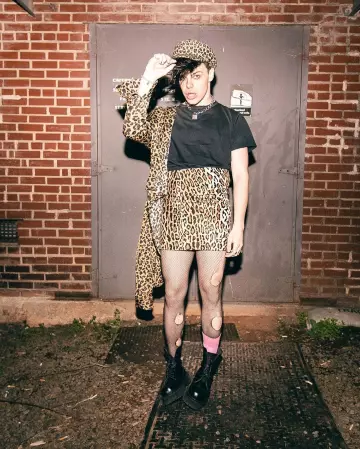 Leopard Printed Skirt worn by Yungblud on his Instagram account @yungblud