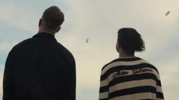 Gucci 2016 Mare Gothicum Crew Neck striped Sweater worn by Yungblud in his Original Me feat. Dan Reynolds of Imagine Dragons