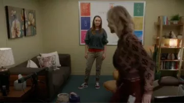 Vans Burgundy Sneakers worn by Dr. Jo Wilson (Camilla Luddington) in Grey's Anatomy Season 16 Episode 05