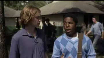 Lacoste Ar­gyle Sweater worn by Chip Martin (Denny Love) as seen on Looking for Alaska Season01 Episode04