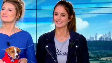 Camiseta serigrafiada de cuello redondo de Caroline Muñoz en William al mediodía del 25.10.2019