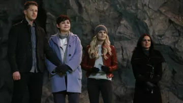 Red Leather Jacket worn by Emma Swan (Jennifer Morrison) in Once Upon a Time (S05E13)