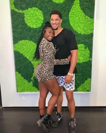 Les sneakers Nike Air Force 1 Low Off-White Black White de Josh Hart sur le compte Instagram de @jhart