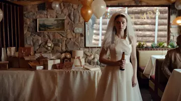 White Wedding Dress worn by Alyssa (Jessica Barden) in The End of the F***ing World (Season 2)