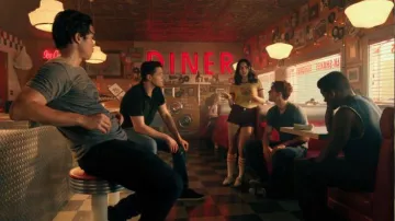 Keds white lace up sneakers worn by Veronica Lodge (Camila Mendes) in Riverdale Season 04 Episode 03