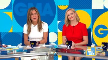 Alexander Mcqueen Ruched Crepe Mi­ni Dress Red worn by Reese Witherspoon on Good Morning America October 28, 2019