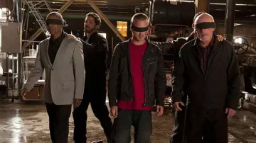 Black Leather Jacket worn by Jesse Pinkman (Aaron Paul) in Breaking Bad (S04E10)