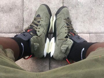 Nike Air Jordan 6 OG x Travis Scott of Sech on the Instagram account @sechmusic