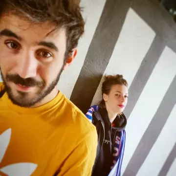 The yellow t-shirt by Adidas by Raphael Faget-Zaoui on the account Instagram of @therapietaxi