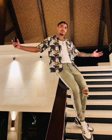 Les sneakers Jordan 1 Retro High Travis Scott de Gary Harris sur le compte Instagram de @thats_g_