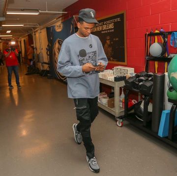 Sneakers Nike LD Waffle Cardigan Black Nickeil Alexander Walker's account on the Instagram of @leaguefits