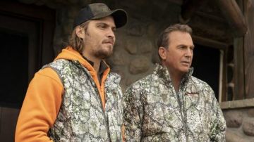 Yellowstone Dutton Ranch Merch Trucker Cap Hat worn by Kayce Dutton (Luke Grimes) in Yellowstone (S02E06)