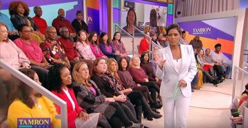 Alexander McQueen White Crepe flared pants worn by Tamron Hall on Tamron Hall October 30, 2019