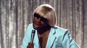 Golf Wang Igor Blond Wig worn by Tyler, The Creator in his EARFQUAKE music video