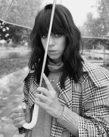 El abrigo a cuadros de Marta Riumbau en la cuenta de Instagram de @riumbaumarta
