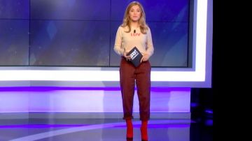 The pants terracotta Pauline Sanzey in Daily Sport the 01.11.2019