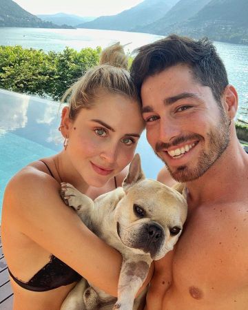 Triangle soutien-gorge Noir en Dentelle de Valentina Ferragni sur l'Instagram account @valentinaferragni