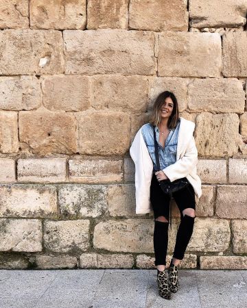  Taille haute Skinny Jeans de Natalia Cabezas sur l'Instagram account @trendy_taste