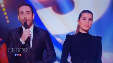 La robe noire de Karine Ferri dans Danse avec les Stars