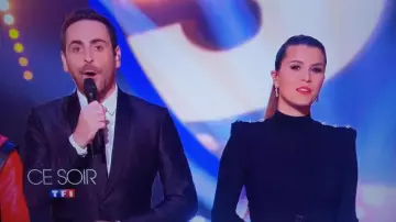 The black dress of Karine Ferri on Dancing with the Stars