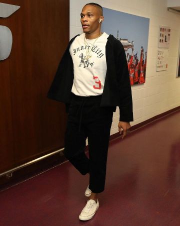 Sneakers Converse - Chuck Taylor All Star ox Russell Westbrook on the account Instagram of @leaguefits