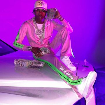 The Zipped Jacket with Printed Graphic Palm Angels Lil Baby on the account Instagram of @lilbaby_1