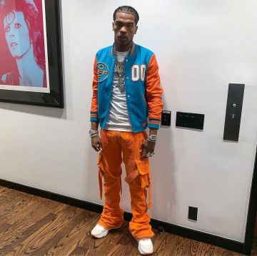 The Zipped Jacket two-tone Off-White Lil Baby on the account Instagram of @lilbaby_1