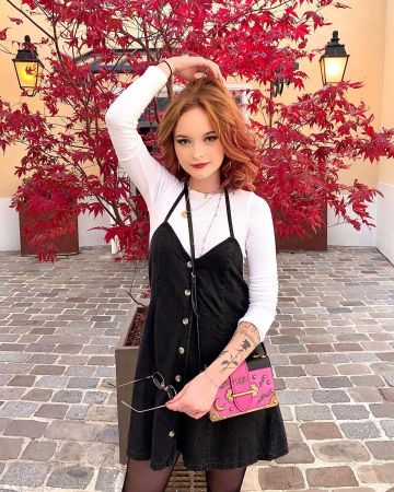 El vestido que lució Estelle Fitz en la cuenta de Instagram de @estellefitz