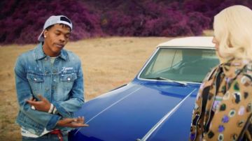 Amiri les Amoureux de la Taille de Veste de Stefflon Ne dans la vidéo YouTube Stefflon N', Lil Baby - Téléphone vers le Bas (Extended Cut)