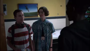 Chemise bleu à carreaux de Casey Gardner (Brigette Lundy-Paine) dans Atypical (S03E02)