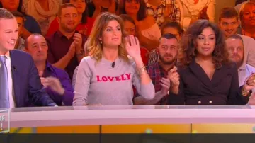 The sweater Lovely wool and cashmere Caroline Ithurbide in It is that of the tv ! the 04.11.2019