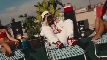 Nike Air Jordan sneakers porté par Trippie Redd dans Alright musique de la vidéo par Wiz Khalifa feat. Preme