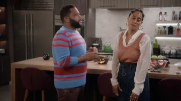 Chloé Orange de Deux Tons débardeur porté par arc-en-ciel Johnson (Tracee Ellis Ross), en black-ish Saison 06 Episode 06