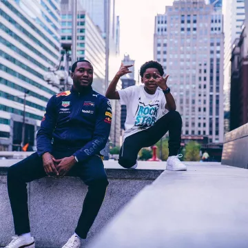 Puma Red Bull Racing Team Softshell Veste de Meek Mill sur l'Instagram account @meekmill