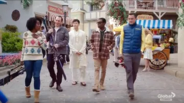 L.L. Bean Sig­na­ture Cot­ton Slub Sweater worn by Simone Garnett (Kirby Howell-Baptiste) in The Good Place Season 04 Episode 06