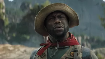 Red Bandana headband worn by Kevin Hart in Jumanji: The Next Level