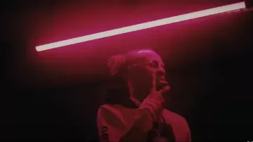 Ray-Ban Oval Gold Sun­glass­es worn by Rich the Kid in the YouTube video Rich The Kid - Racks Today [Official Music Video]