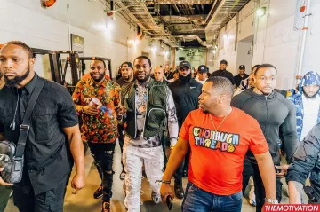 Louis Vuitton Vert Monogramme Fleur de Poche de Meek Mill sur l'Instagram account @meekmill