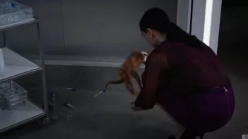 Purple Midi Skirt worn by (Katie McGrath) in Supergirl Season 05 Episode 05