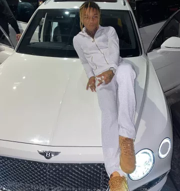 Las zapatillas Nike Air Force One "marrones" de Swae Lee en su cuenta de Instagram @swaelee