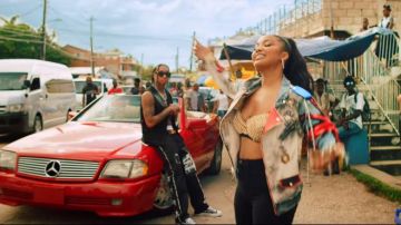 Converse x JW Anderson Black Chuck Taylor® All Star® 70 Grid Sneaker of Tyga in the music video Shenseea - Blessed (feat. Tyga) (Official Music Video)