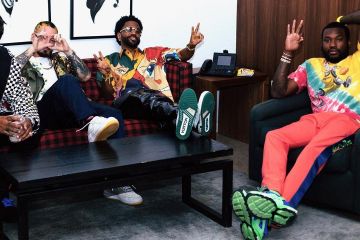 Msgm Ani­me Print Short­sleeved Shirt of Big Sean on the Instagram account @bigsean